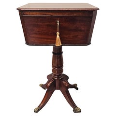 19th Century Tea Poy Converted to a Jewellery Box