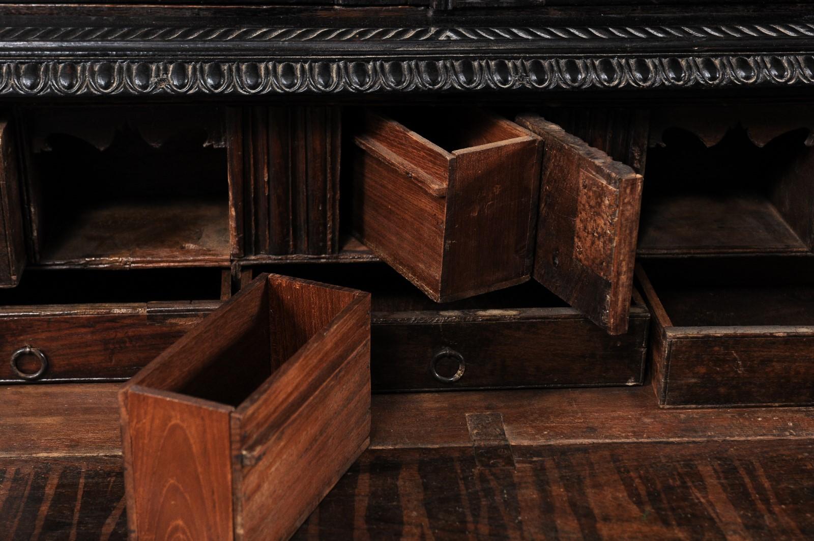 19th Century Fabulous Antique British Colonial Butler's Desk 'With Secret Compartments'