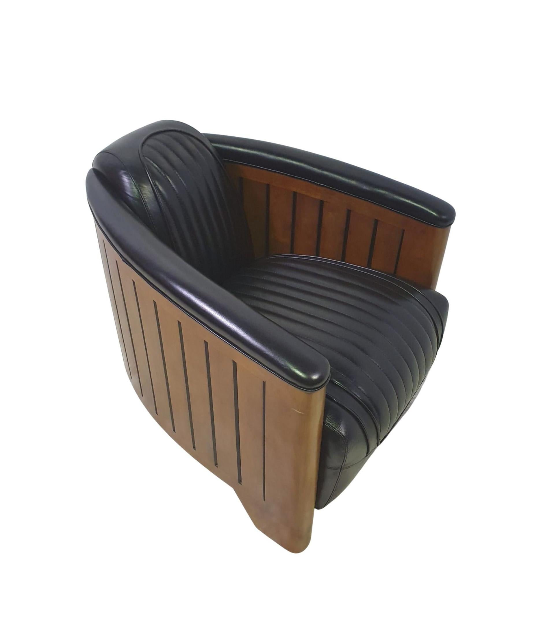A Fabulous Club Armchair in the Art Deco Style In New Condition For Sale In Dublin, IE