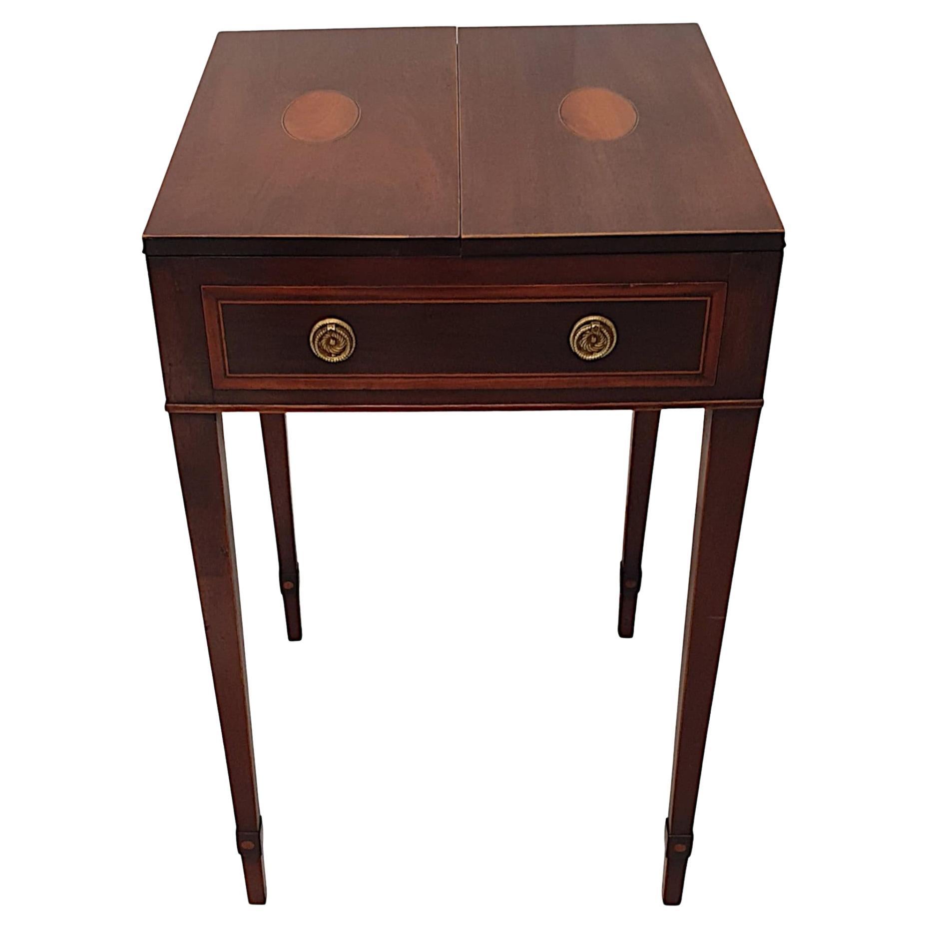 Fabulous Early 19th Century Regency Inlaid Card Table For Sale