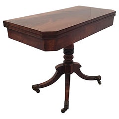 Fabulous Early 19th Century Turn over Leaf Card Table