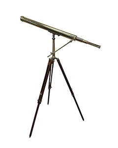 A Fabulous Early 20th Century Brass Telescope by Clarkson, London