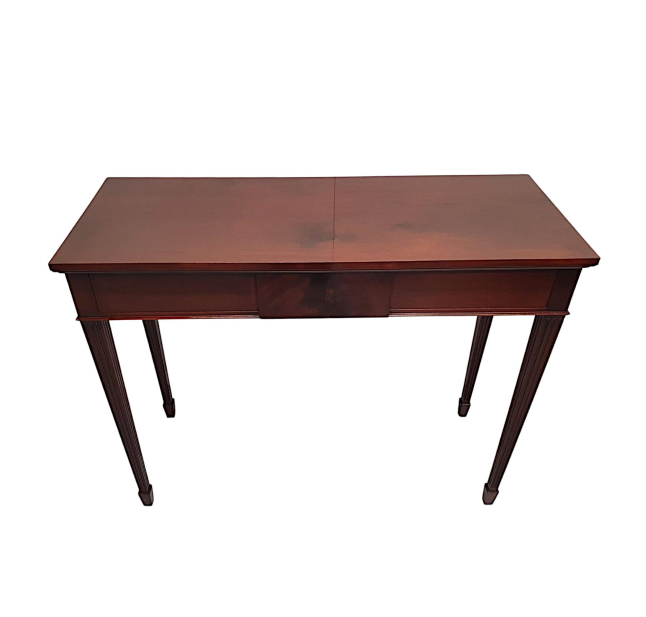 English Fabulous Early 20th Century Console or Hall Table For Sale