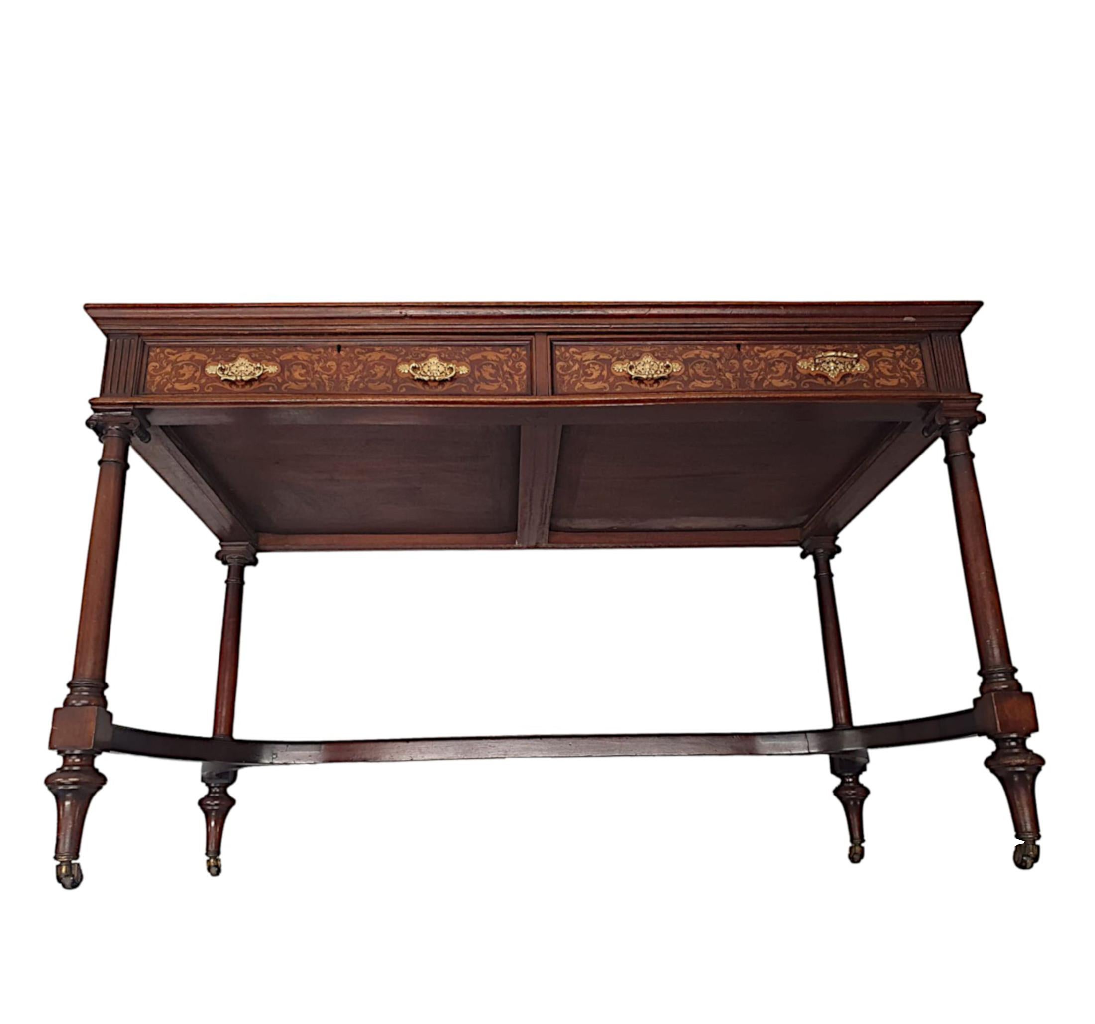 20th Century A Fabulous Edwardian Desk attributed to Edward and Roberts For Sale