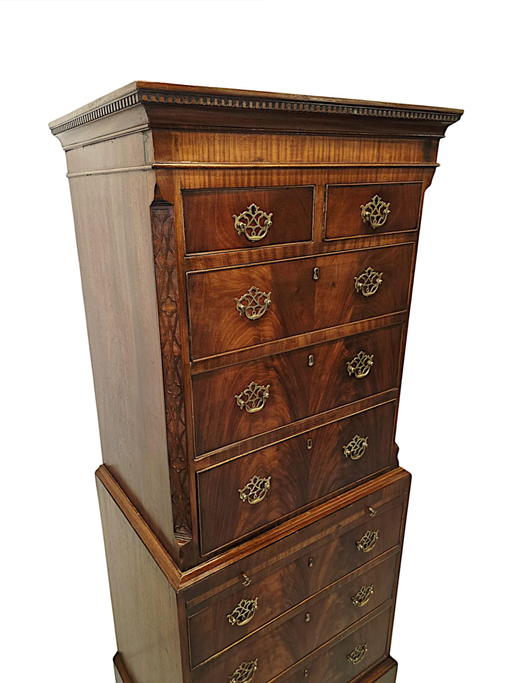 Anglais Fabuleuse commode de style édouardien de taille soignée en vente