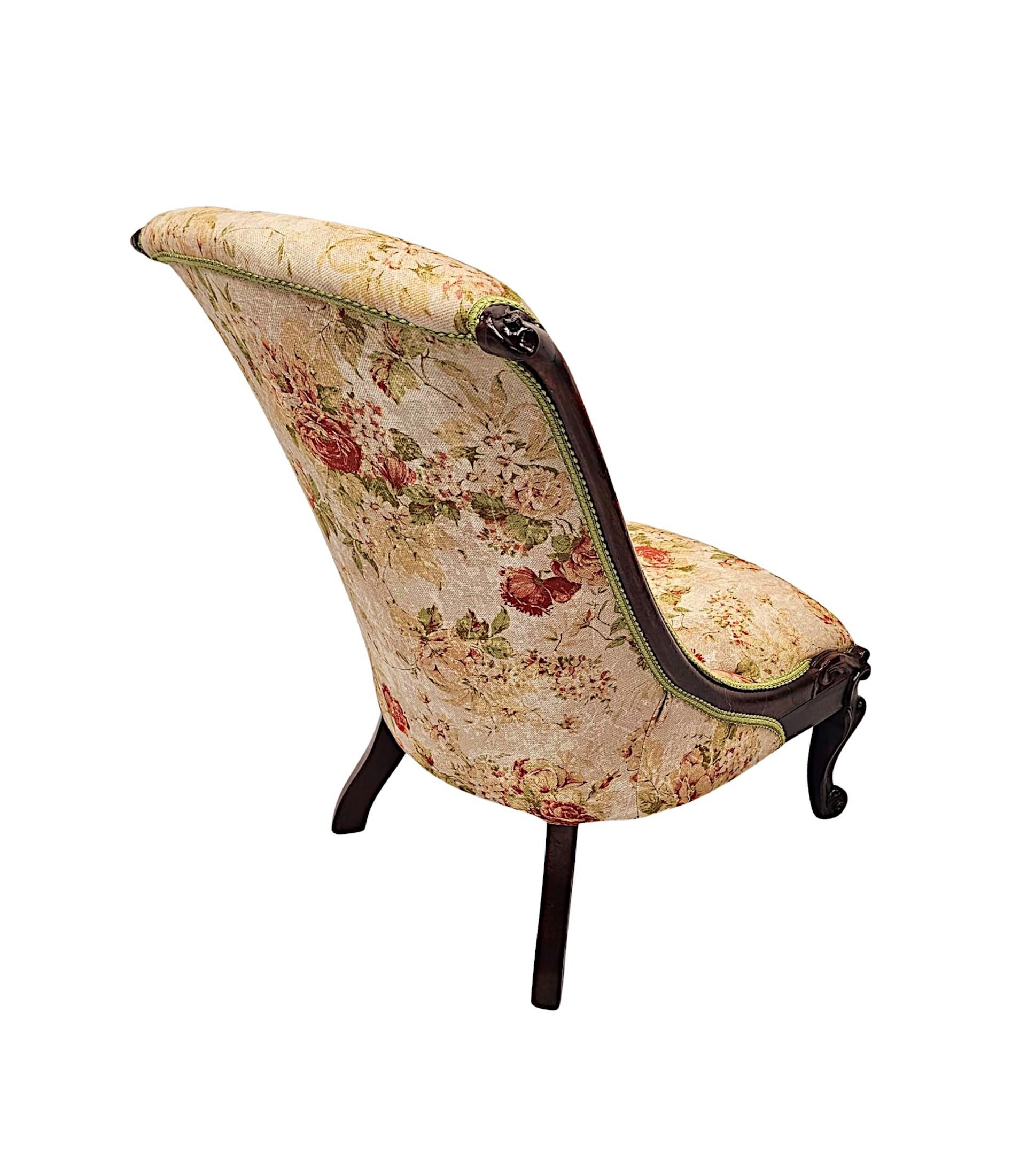 Fabuleuse chaise à bascule du 19ème siècle entièrement restaurée Bon état - En vente à Dublin, IE