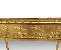 A Fabulous Irish 19th Century Giltwood Compartmental Mirror