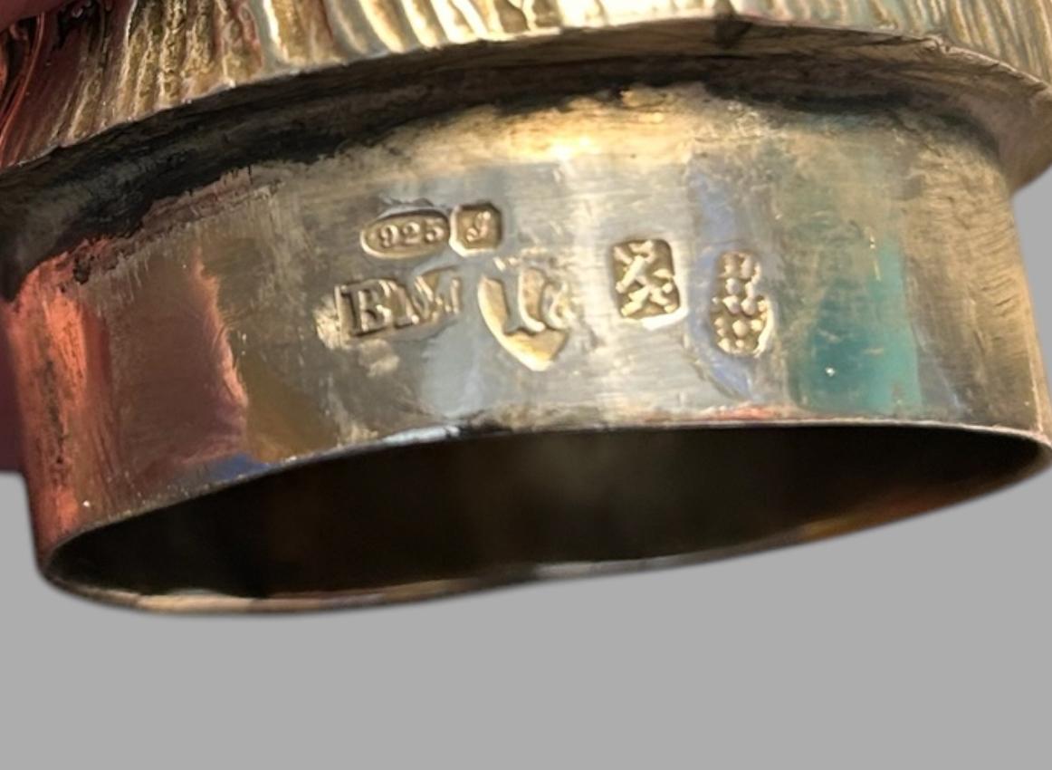 XX secolo Una favolosa grande volpe d'argento del 1904 circa in vendita