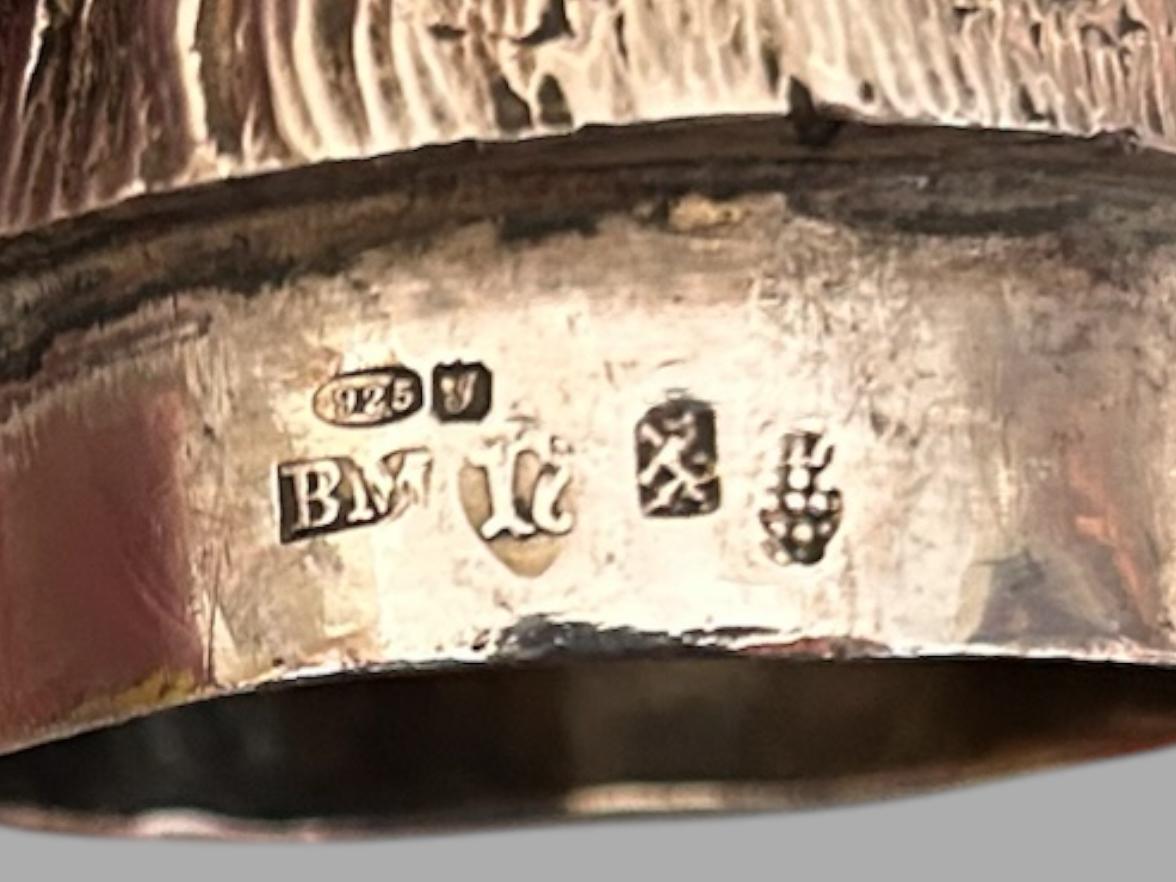 Argento Una favolosa grande volpe d'argento del 1904 circa in vendita