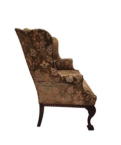 A Fabulous Late 19th Century Wingback Settee