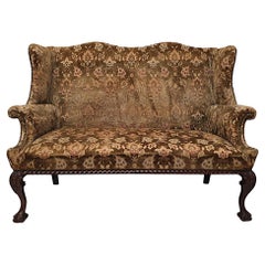 Ein fabelhaftes Wingback-Sofa aus dem späten 19.