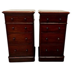 A Fabulous Pair of 19th Century Bedside Chests
