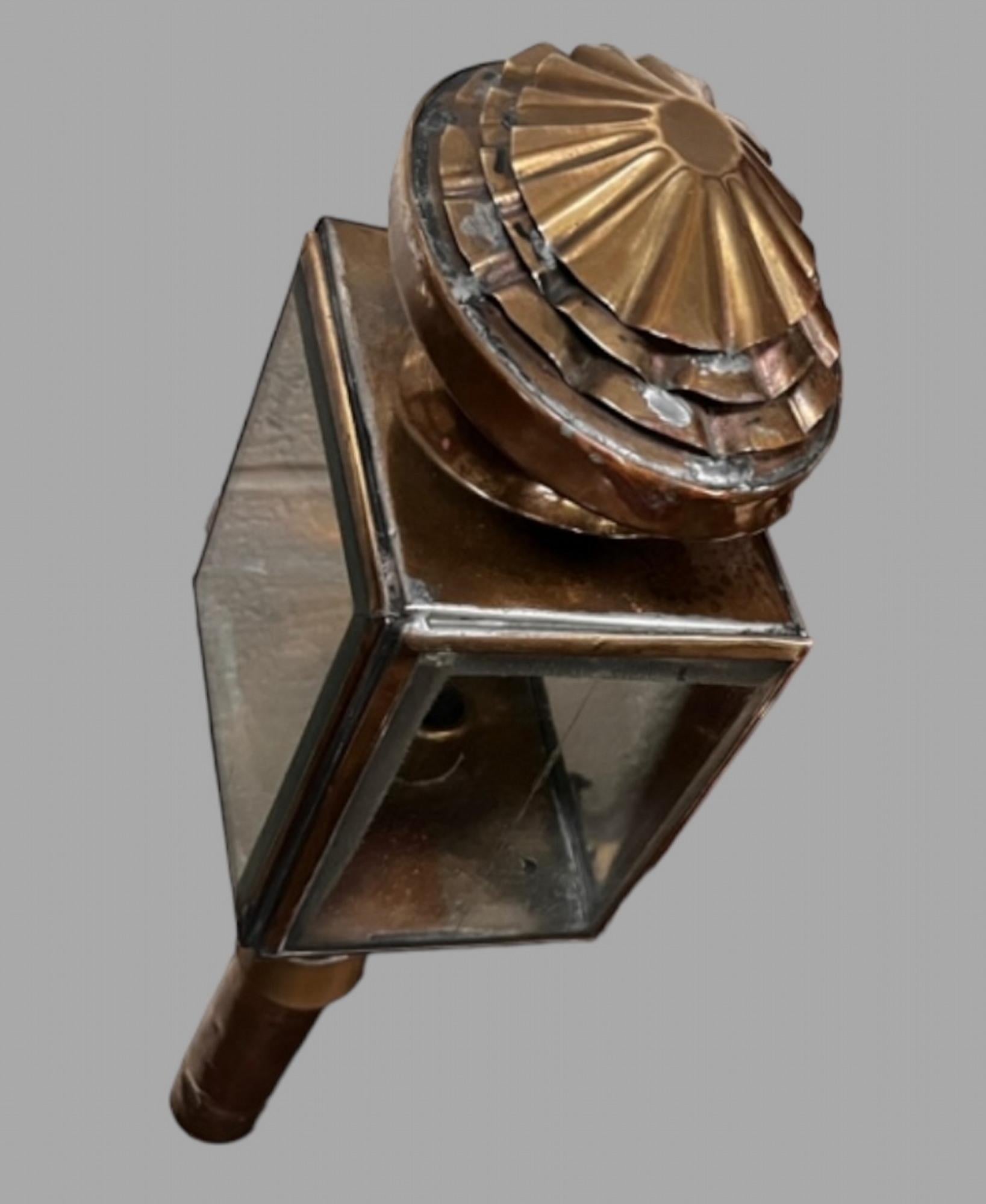 Fabuleuse paire de lampes de coaching du 19ème siècle Bon état - En vente à Pewsey, GB