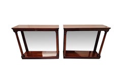 Pair of Hand Made 20th Century Console Tables in the Victorian Style