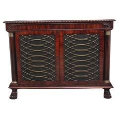A fabulous quality early 19th Century mahogany side cabinet