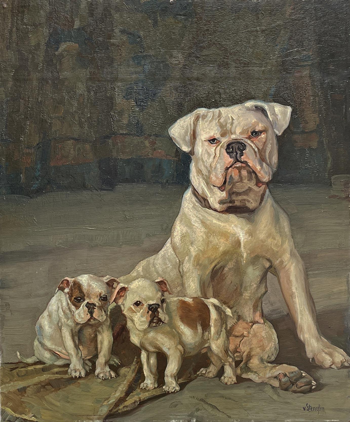 Une famille de bulldogs par Ernst Hugo Von Stenglin en vente 7