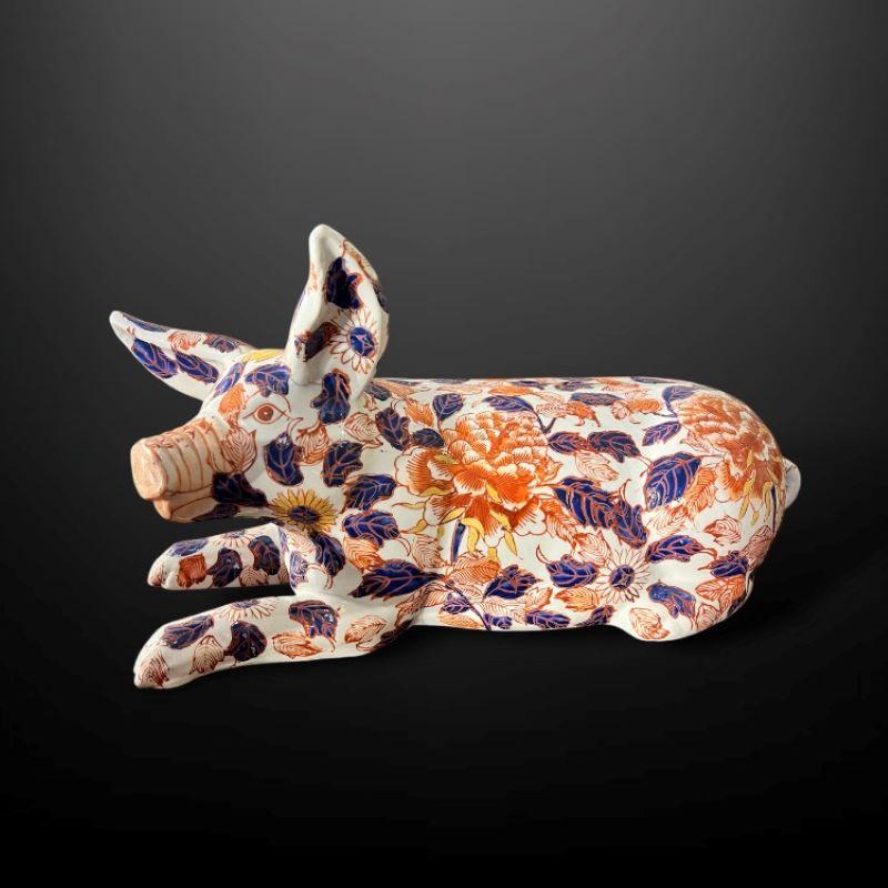 Una familia de cerdos japoneses de Imari Porcelain siglo XX en venta