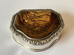 Fantastic George IV Sterling Silver and Agate Snuff Box
