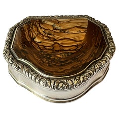 Fantastic George IV Sterling Silver and Agate Snuff Box