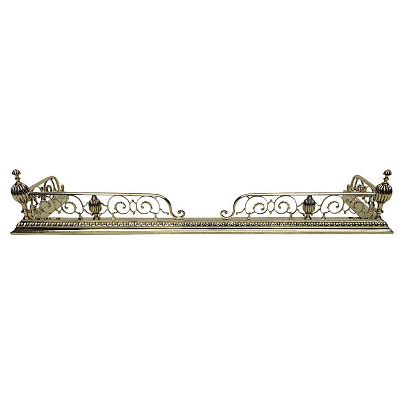 19th century Aesthetic Movement Brass Fender For Sale at 1stDibs ...