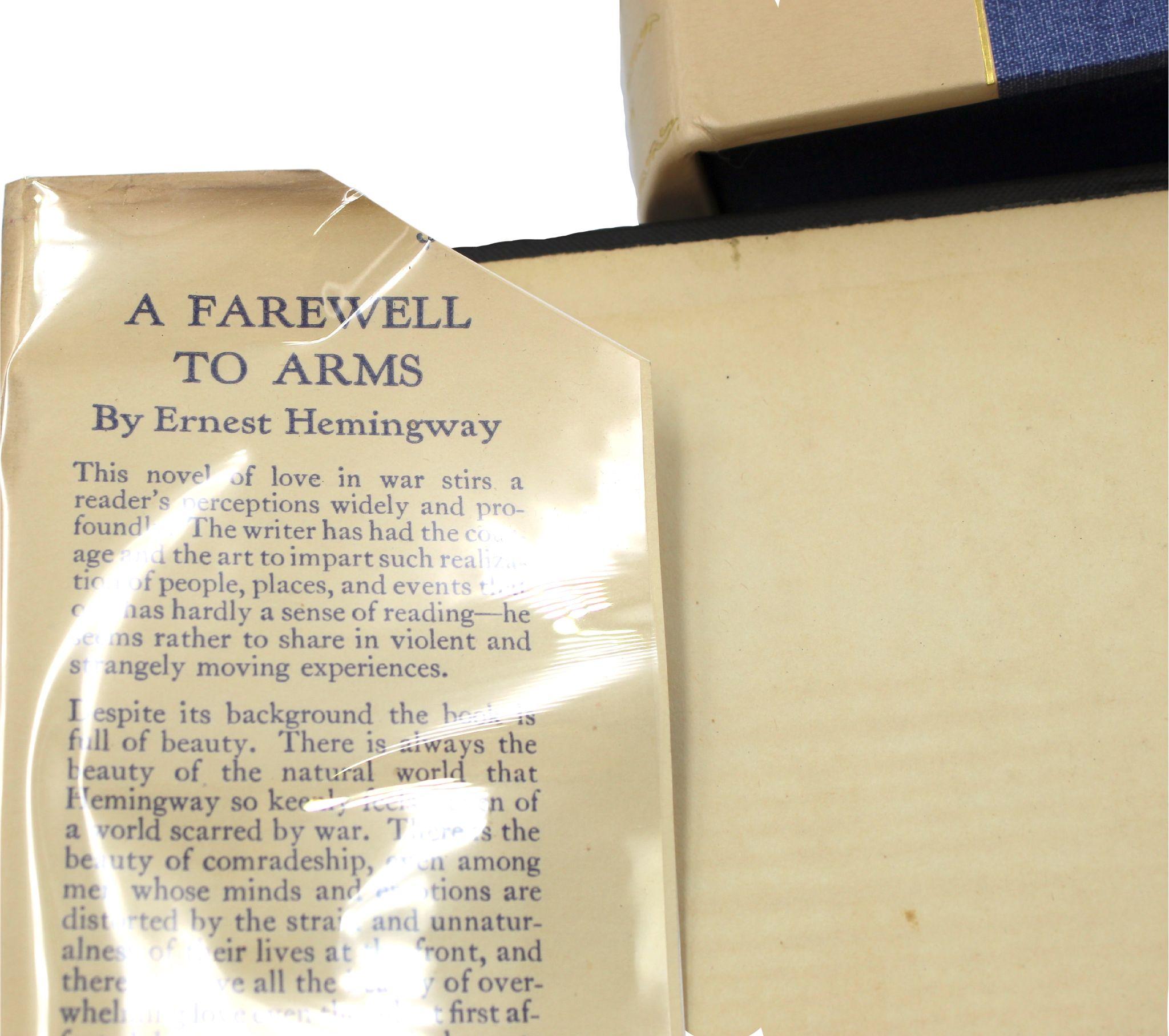 A Farewell to Arms von Ernest Hemingway, Erstausgabe in Aufbewahrungsbehälter-Jacke im Zustand „Gut“ im Angebot in Colorado Springs, CO