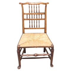 Antique A Farmhouse Spindle Back Occasional Chair