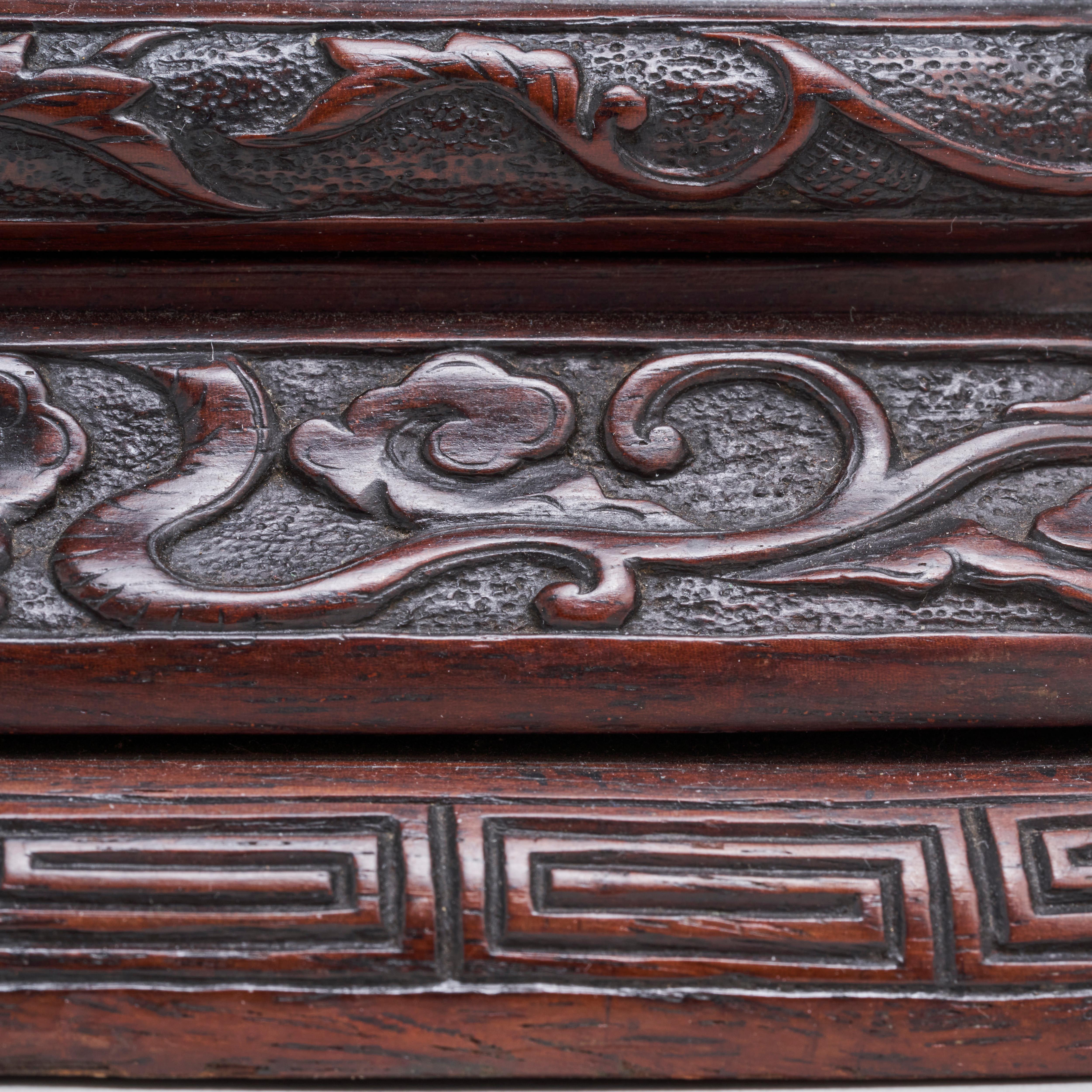 A fascinating antique Japanese Bronze clock depicting a troop of monkeys (Circa For Sale 12