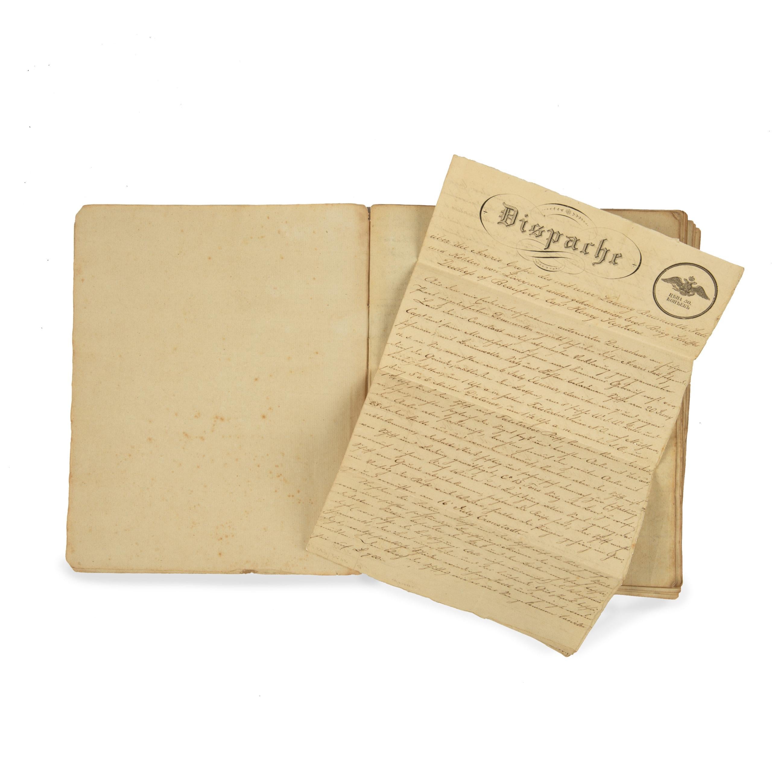 Un fascinant journal de bord relatif au Whitway/Whiteway en vente 1