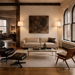 A faux bamboo coffee table by Maison Bagues.