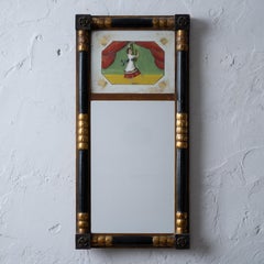 A Federal Eglomise Mirror, 19th Century
