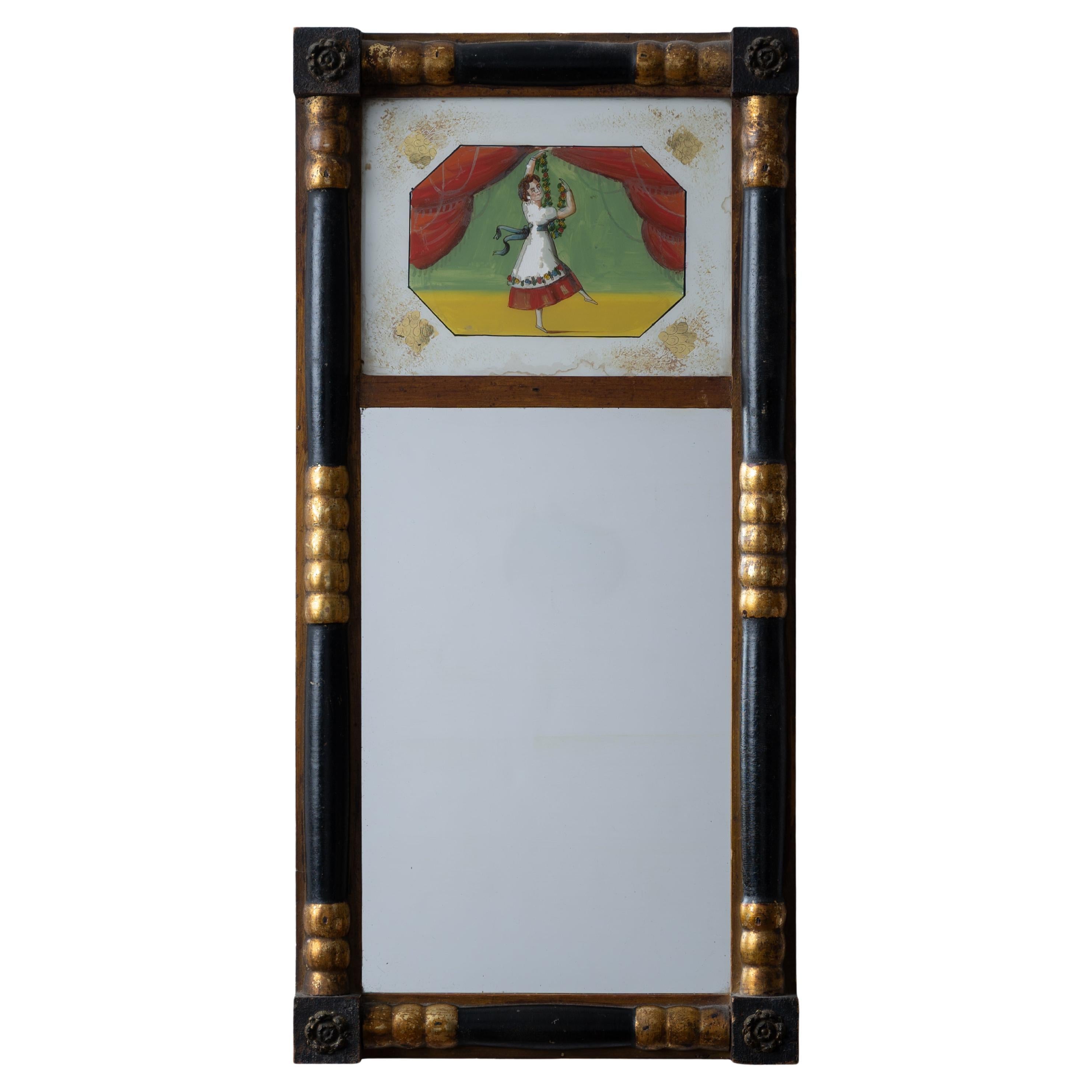 Miroir en églomisé Feder, 19e siècle en vente