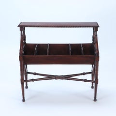 Federal Style Mahogany Two Tier Book Shelf, circa 1910