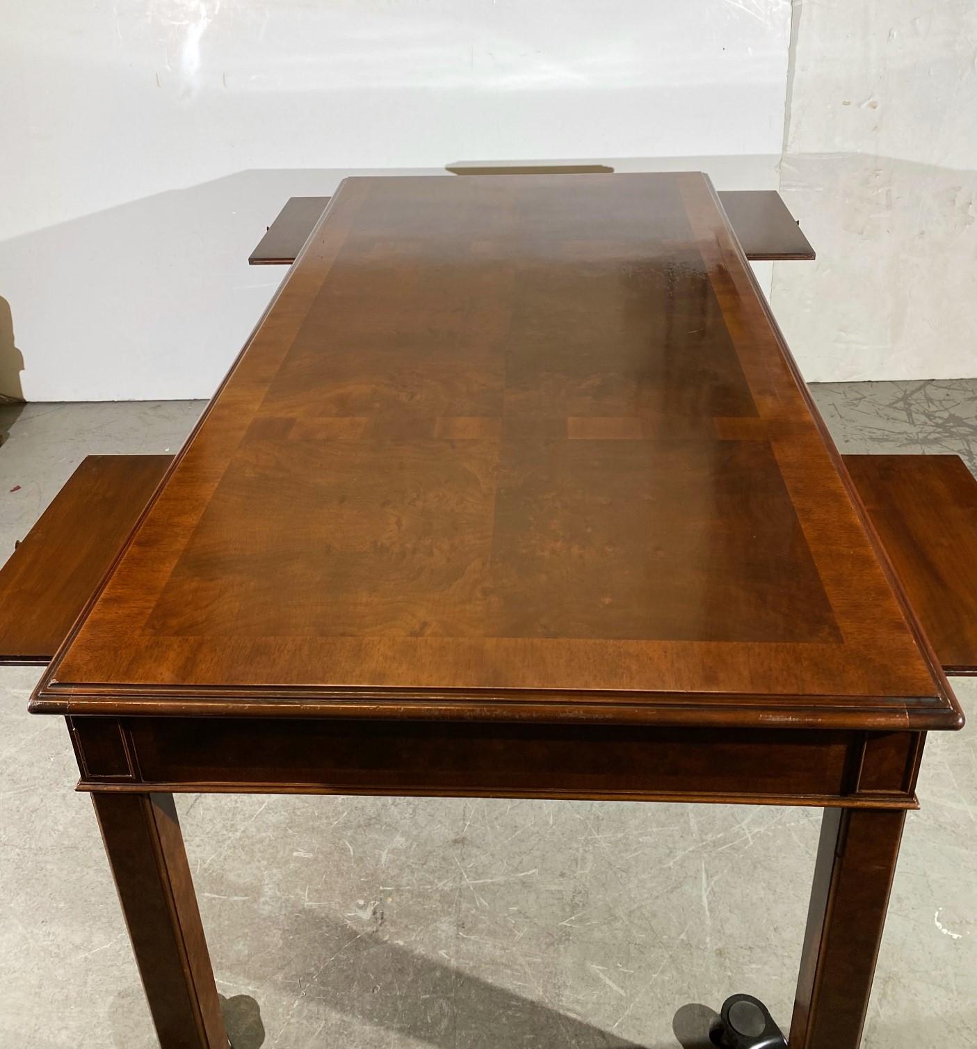 A Federal Style Partners Desk by John Widdicomb In Good Condition In Pomona, CA