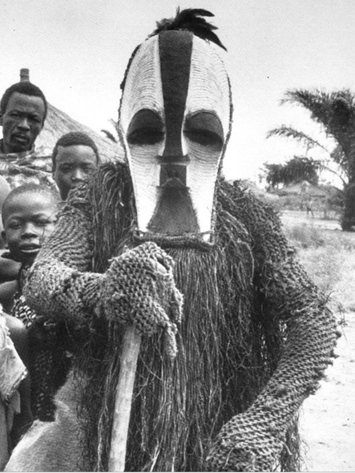 Female Songye Kifwebe Hand Carved Ceremonial Mask 3