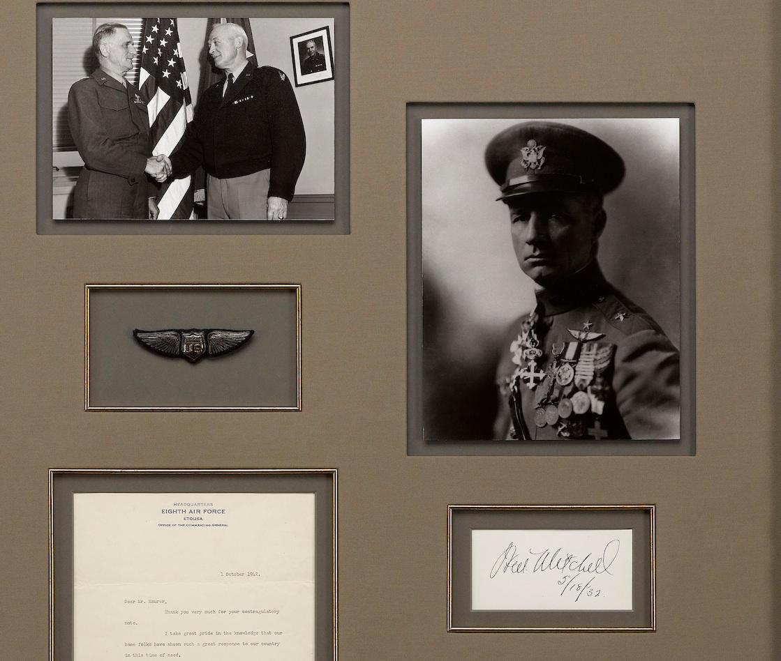 Hauptleute der Luftwaffe des Ersten und Zweiten Weltkriegs, Originalunterschriften im Zustand „Gut“ im Angebot in Colorado Springs, CO
