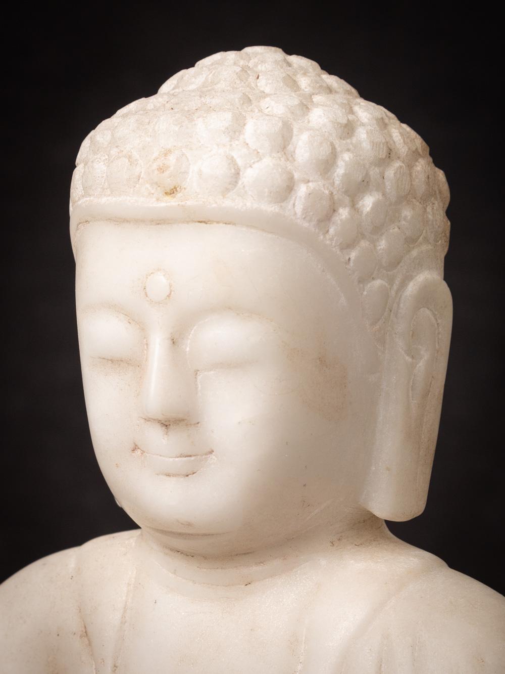 A few years old Marble Buddha statue in Bhumisparsha Mudra  Original Buddhas 7