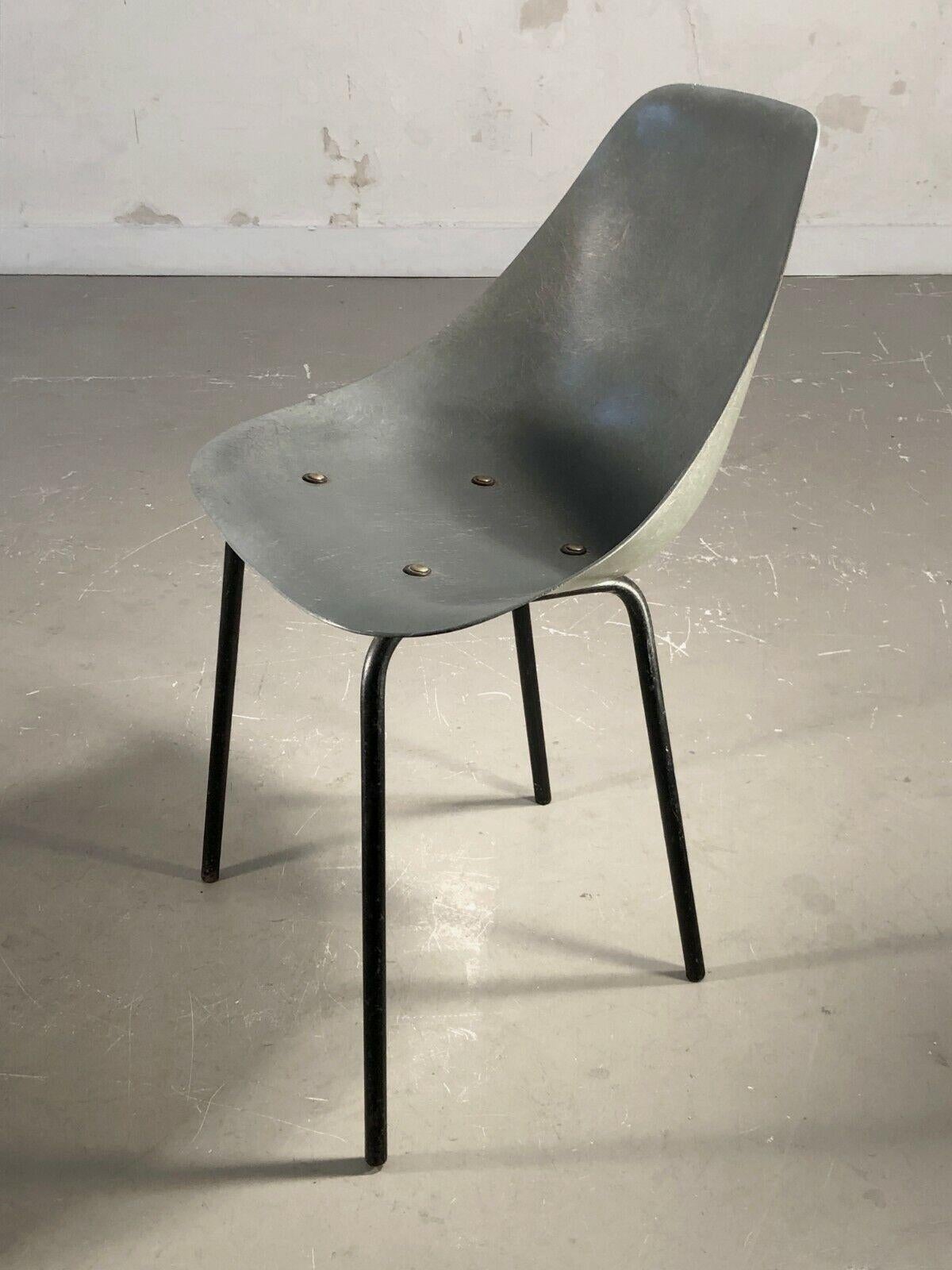 Mid-Century Modern Une chaise MID-CENTURY-MODERN att. RENE-JEAN CAILLETTE France 1950 en vente