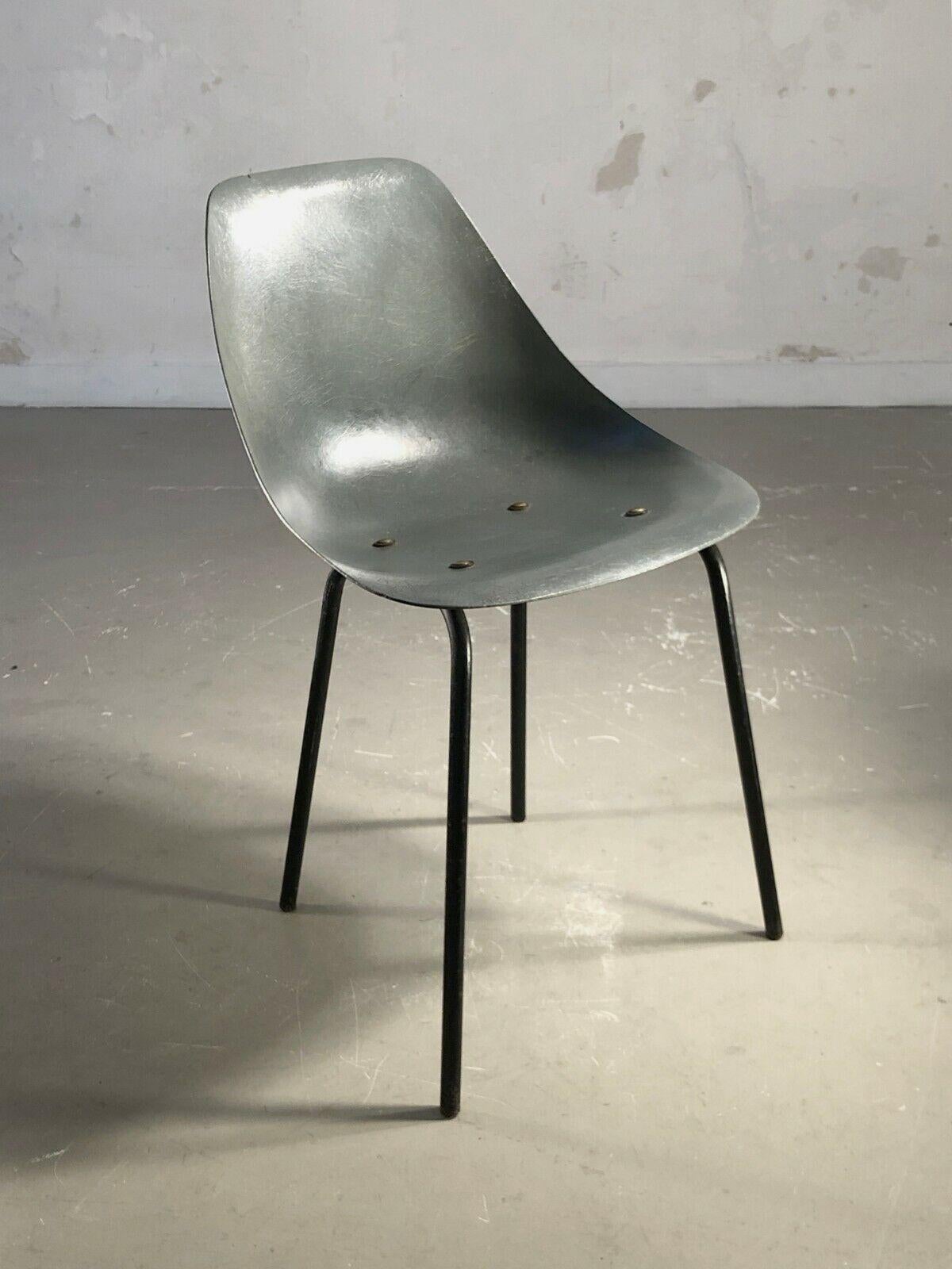 Milieu du XXe siècle Une chaise MID-CENTURY-MODERN att. RENE-JEAN CAILLETTE France 1950 en vente