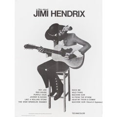 A Film about Jimi Hendrix 1974 French Moyenne Film Poster