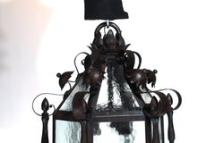 A Find Hand Hammered Iron Lantern