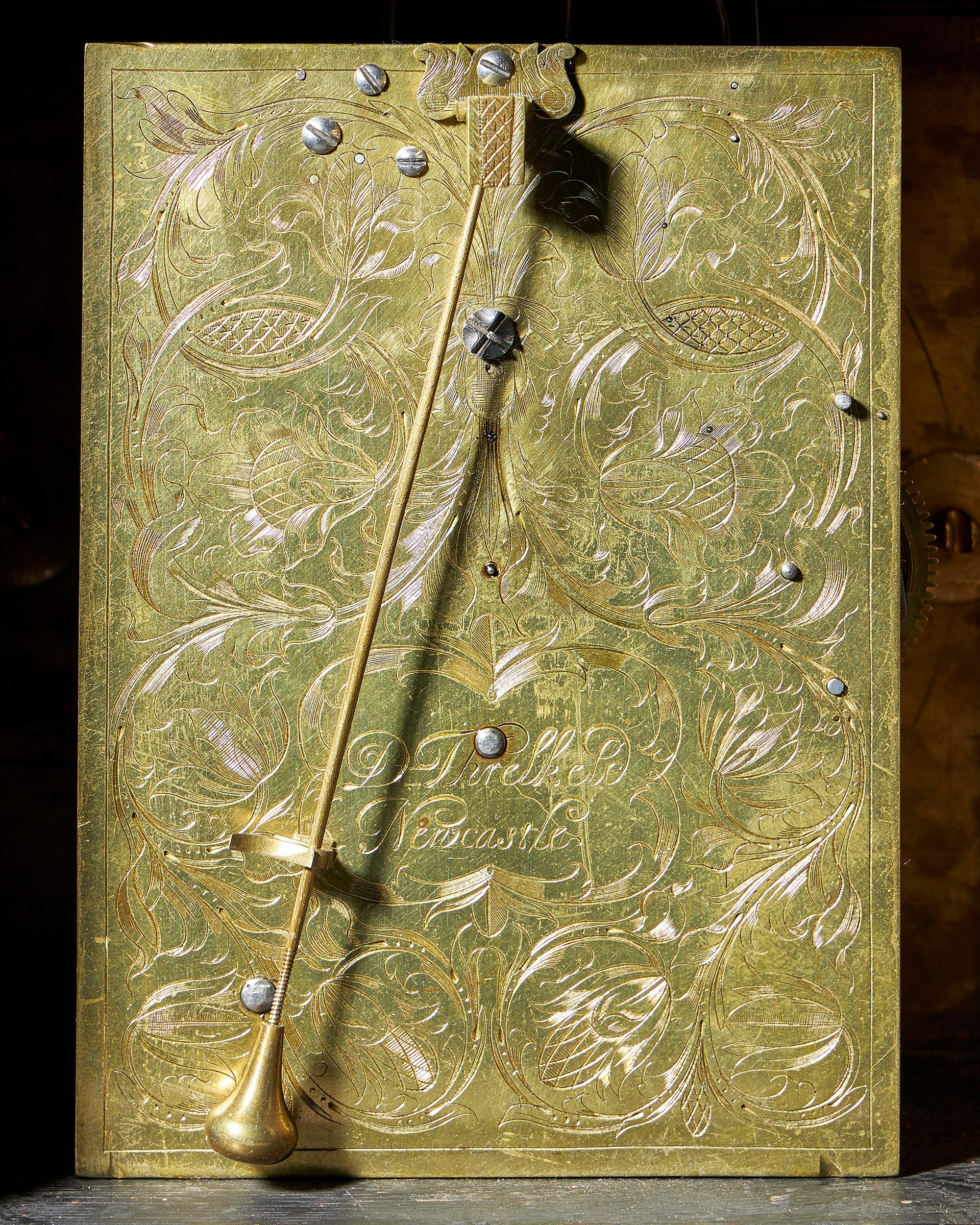 Ebonized Fine 17th Century Charles II Spring Driven Table Clock by Deodatus Threlkeld