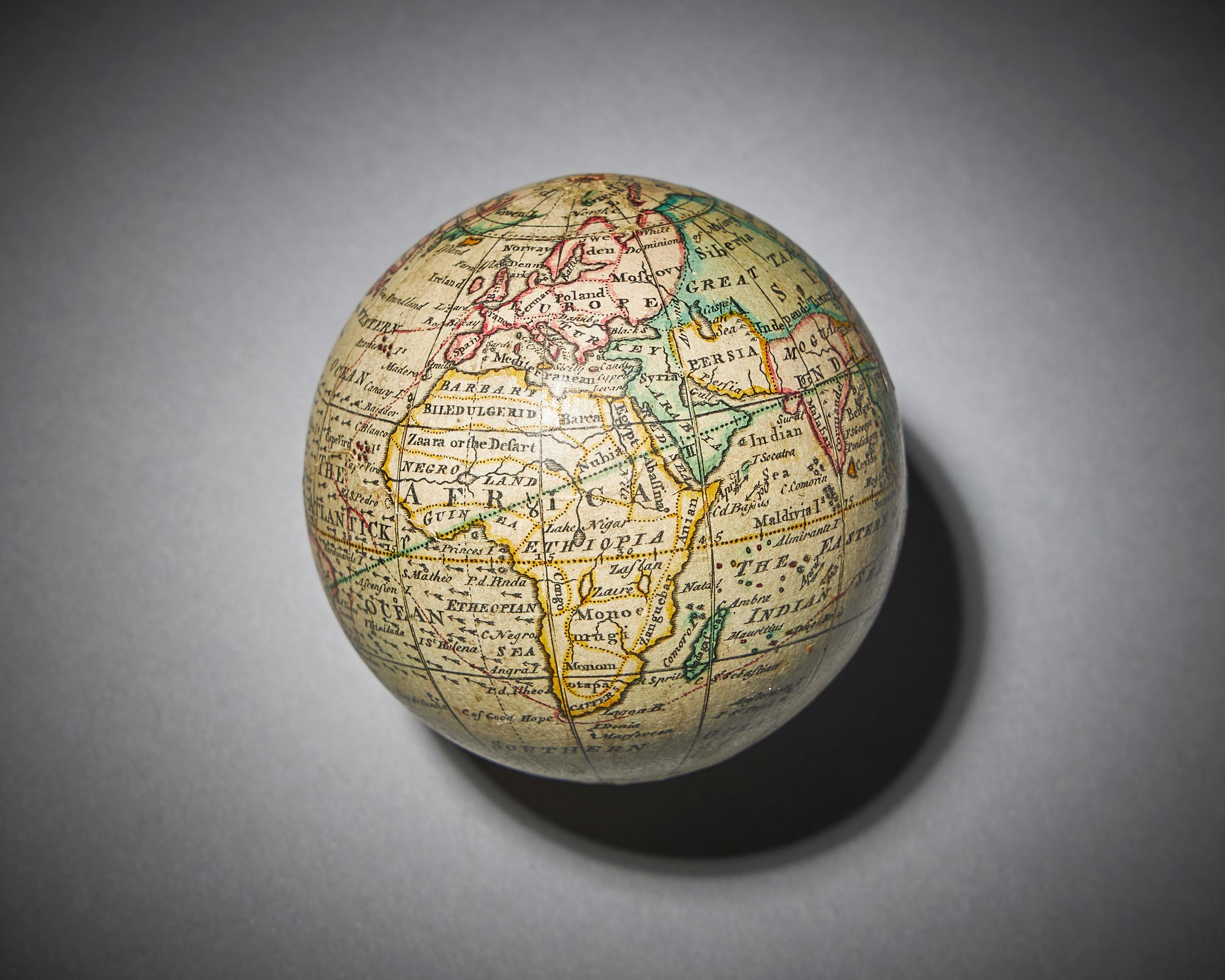 Fine 18th Century English Celestial Pocket Globe by Nathaniel Hill, London, 1754 In Good Condition In Oxfordshire, United Kingdom