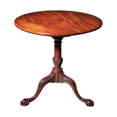 A Fine 18th Century George II Mahogany Tripod Table, Circa 1760