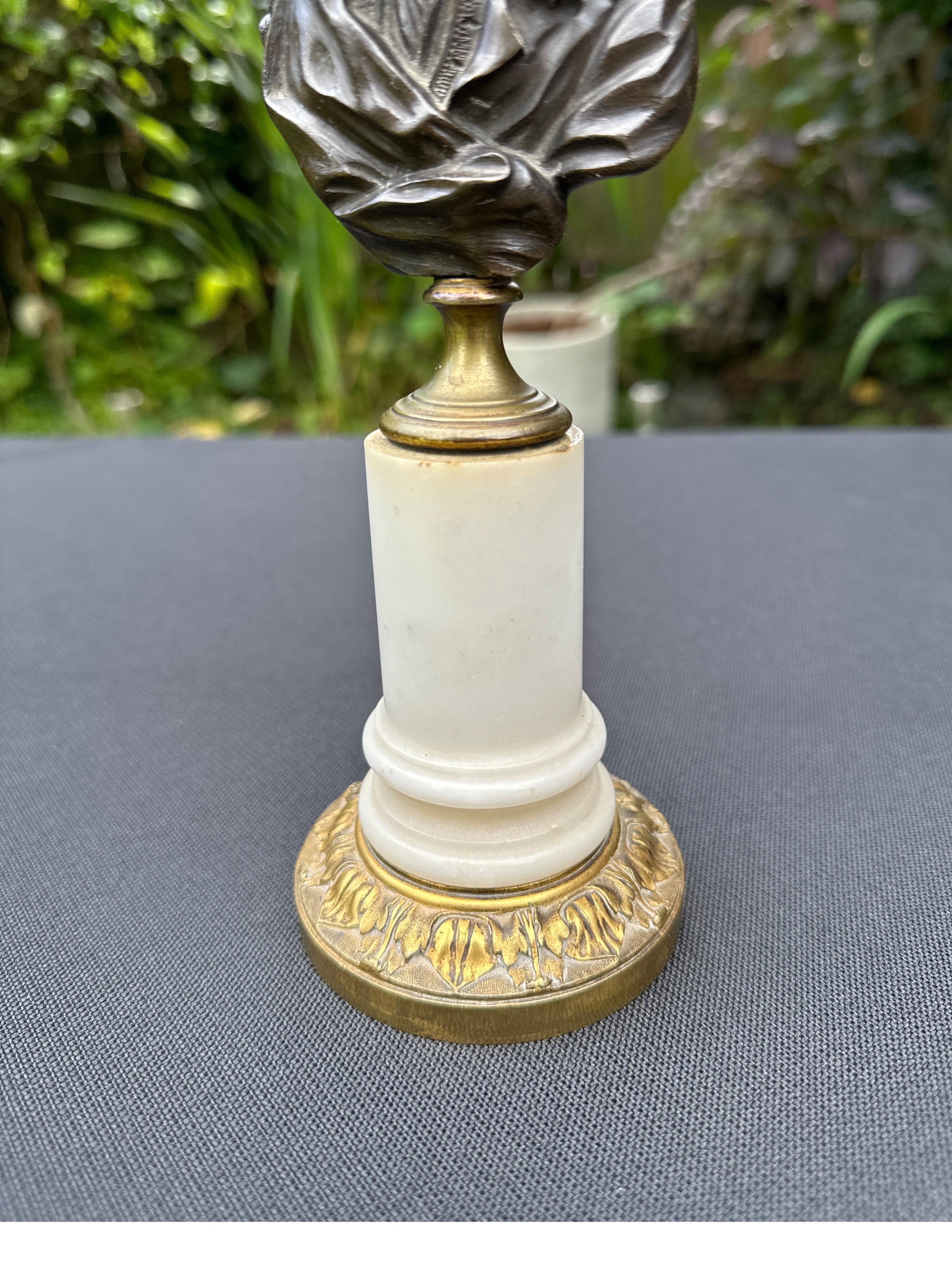 A fine 19 century French bust  In Good Condition For Sale In Southall, GB