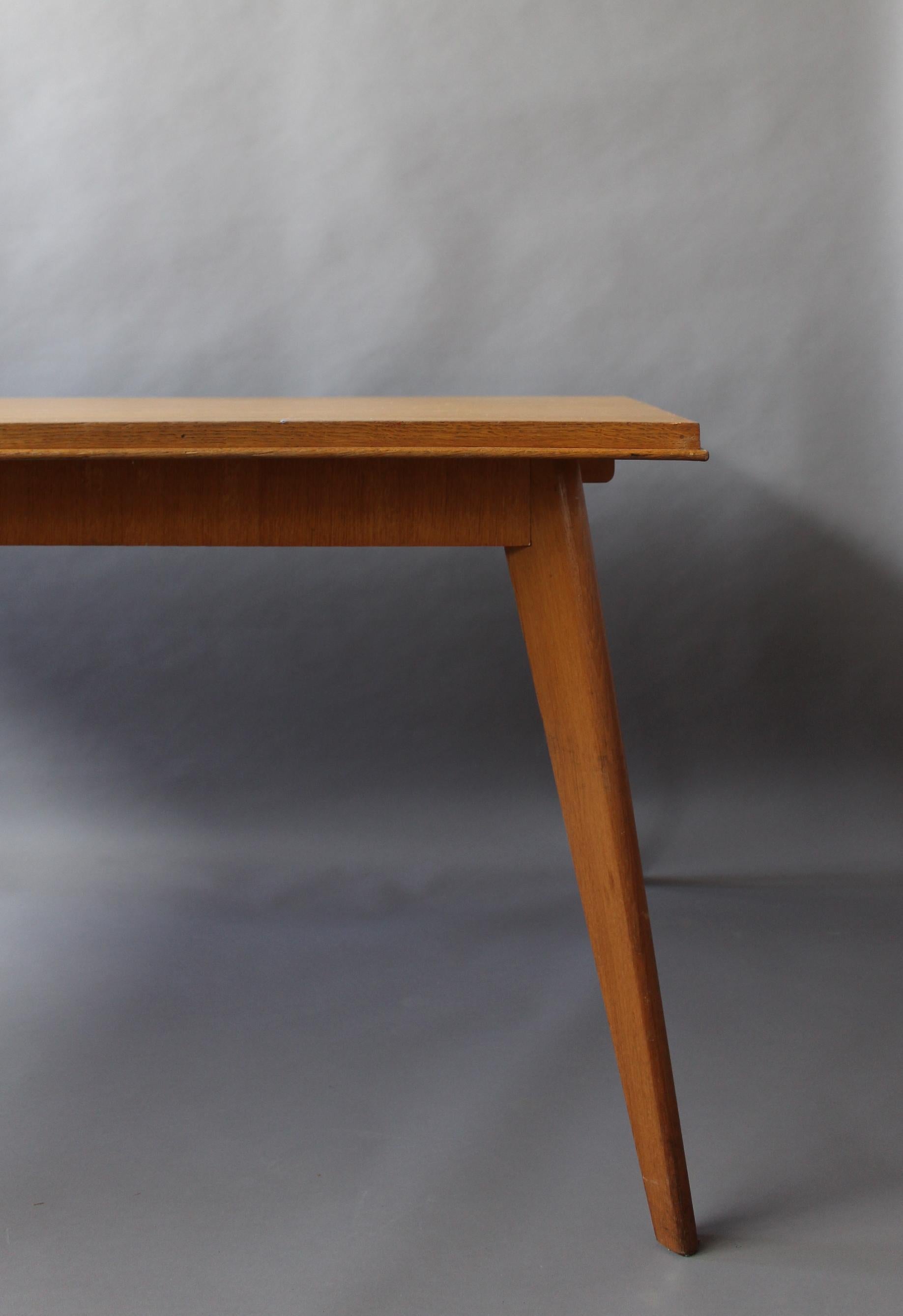 Table à compas en Oak Oak des années 1950 en vente 5