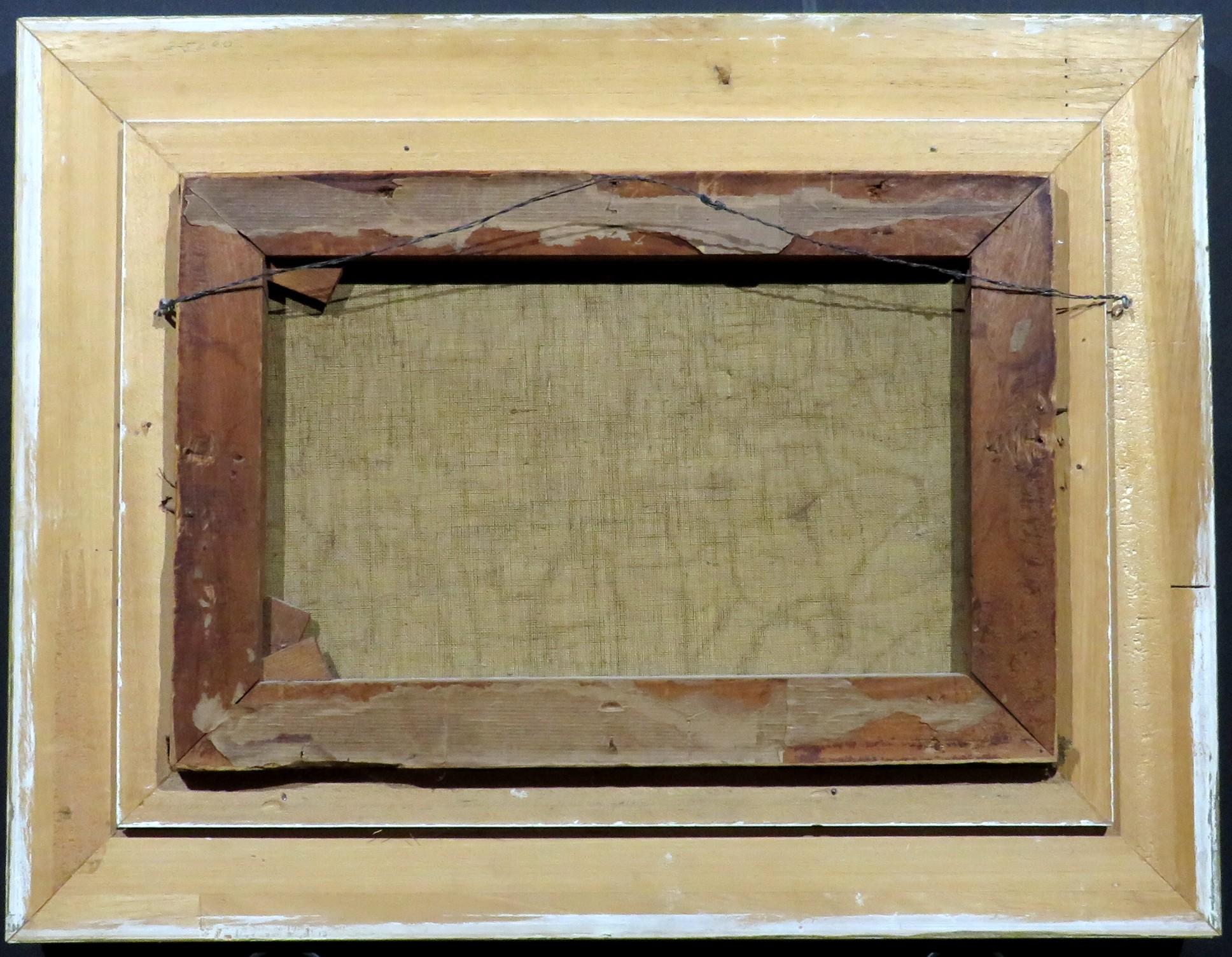 Hand-Painted A Fine 19th C. Barbizon Inspired Landscape by W.E. Atkinson, Canadian OSA. ARCA For Sale