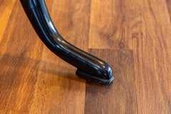 Fine 19th C Ebonized and Gilt Brass Inlayed Tripod Table