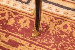 A fine 19th c French red lacquered Chinoiserie inspired writing desk