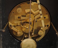 Fine 19th Century Belgium Slate Perpetual Calendar Clock