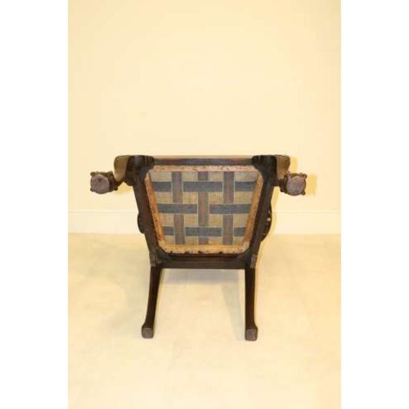 A Fine 19th Century Chippendale Style Armchair For Sale 12